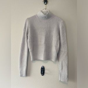 Olivaceous Mock Neck Sweater